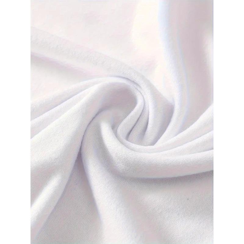 Graphic Print T-shirt, Short Sleeve Crew Neck Casual Top for Summer & Spring, Women's Clothing