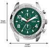 Fossil Bronson Chronograph Green Dial Leather Strap Quartz FS5738 Men's Watch