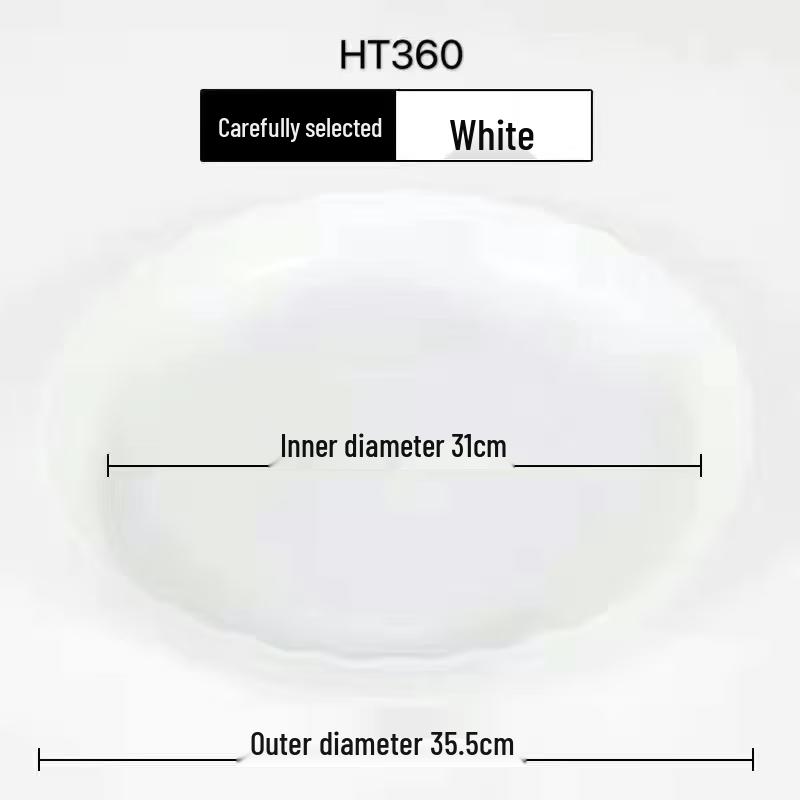 Thickened Plastic Flower Pot Saucers - 30 Pack