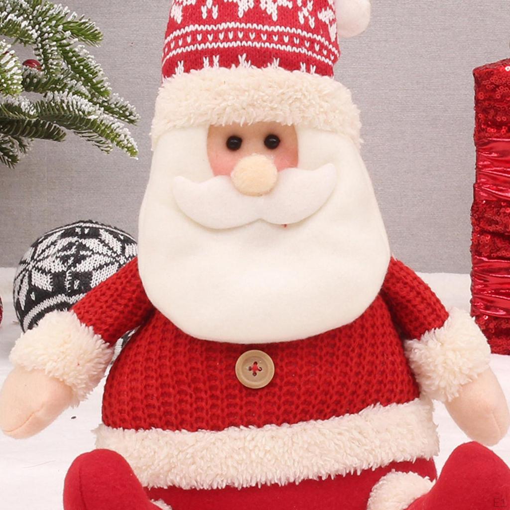 Christmas Doll, Sitting Plush Figure Toys Table Decor Toys, Ornaments,