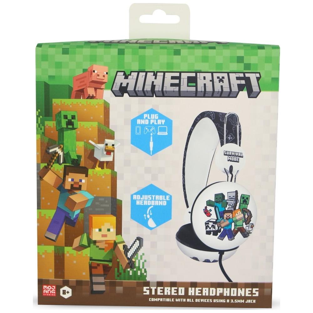 Słuchawki Nauszne Stereo Otl   Teen Minecraft