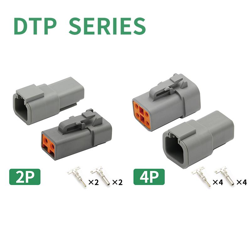 5/10/100 Sets DEUTSCH Connector DT/DTM/DTP/DT15/DT13 deutch connector male DT06-2S waterproof connector DT04-2P female plug