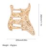 11 otvorů Elektrická kytara Pickguard Náhradní Květinový vzor Poškrábaná deska Javorové dřevo Kytarový Pickguard Snadná instalace