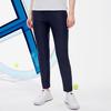 Fila Solid Color Athletic Knit Straight Leg Casual Pants Women Bottoms Dark-Blue A11W223602FNV