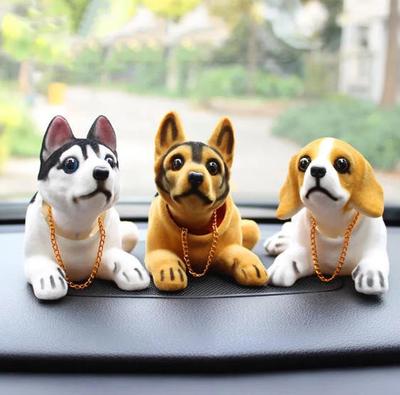 Ozdoby do auta Panenka Husky Beagle Bernardýn Ovce Třesoucí hlavou Pes Kachna Dekorace Doplňky do interiéru auta Roztomilé Kreativní dárky