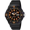 Men S Quartz Watch Mrw 200h 4bv Black Orange