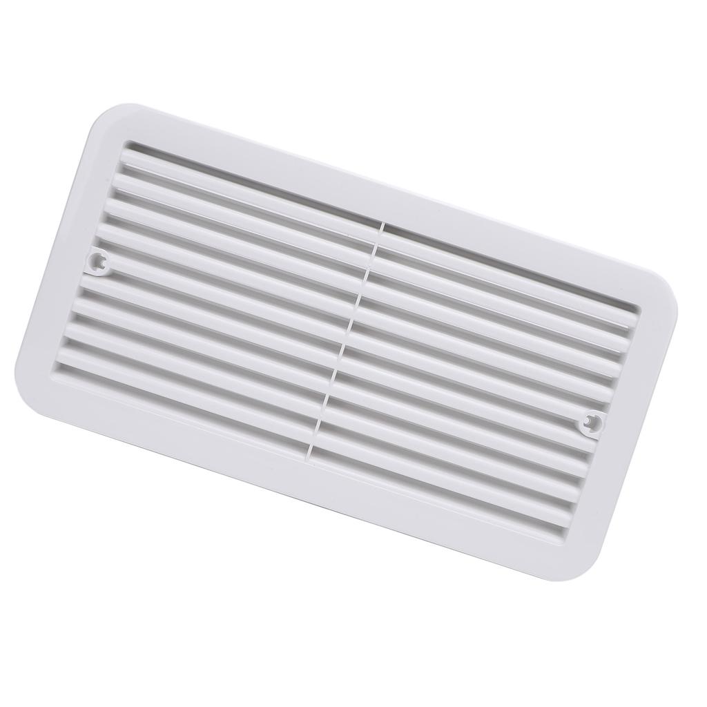 RV Side Air Ventilation Grille 13.78x7.32in UV Resistant Rectangle Air Vent Grill Cover for Camping Vehicle Motorhome