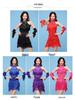 Huayu Latin Dance Tassel Dress for Women: Ballroom Competition & Performance Skirt Set