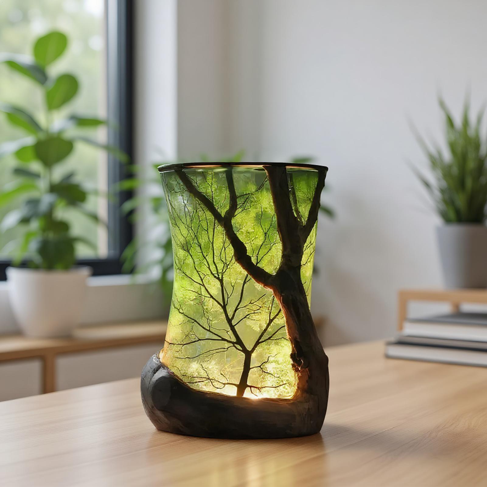

Aesthetic Forests Nature-Inspired Ambient Lamp Tree Desk Lamp Decorative Lights Battery Operated Nightlight Home Decor CN