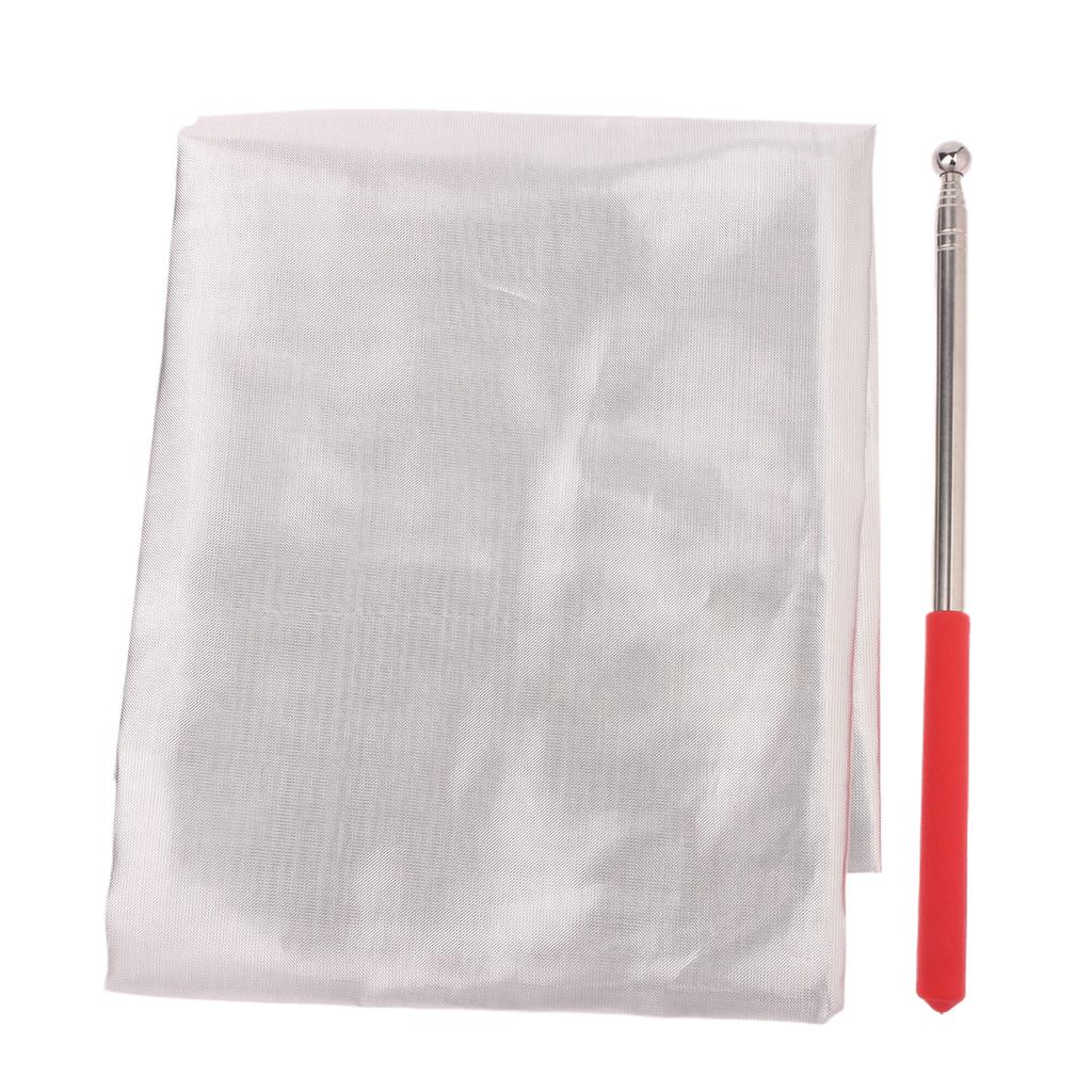 Belly Dance Props Flag Church Performance Accessories 190*140Cm Gradual Colors Belly Dance Props Semicircle Flags With Sticks