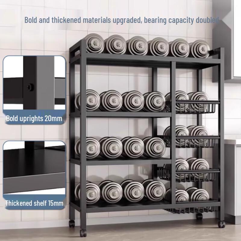 Kitchen Storage Cart with Wheels