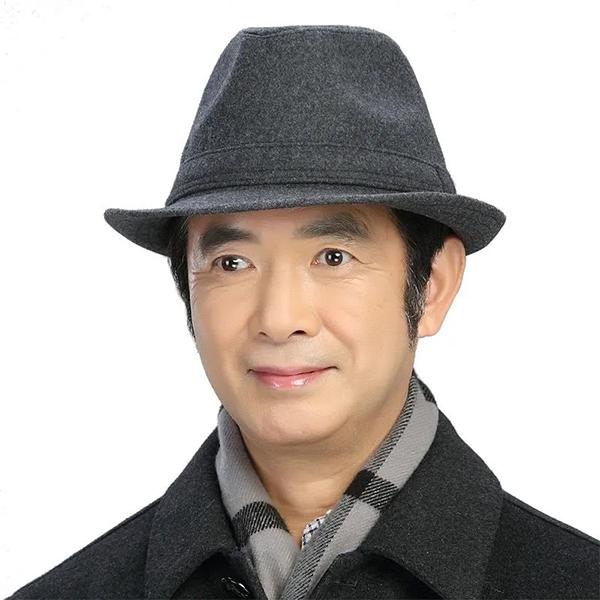 WTEMPO Spring Autumn Winter Woolen Formal Hats Men's Large Size Solid Color Versatile Woolen Hats Windproof Cold-proof Casual Hats