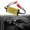 RCA Audio Noise Filter Suppressor Ground Loop Lsolator For Car And Home Stereo 2×RCA Male, 2×RCA Female
