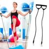 Schwarze Zugseilbänder Krafttraining Workout Übungsband Widerstandsbänder Muskeltraining