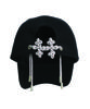 Gorro con Nudo de Grulla Ongo [Negro]