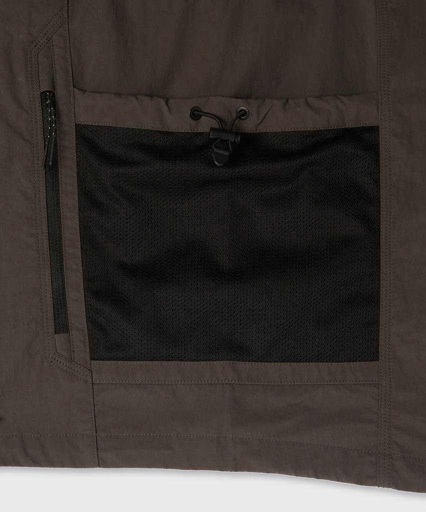 Musinsa Standard [City Leisure] Mesh Pocket Vest [Mud Grey]