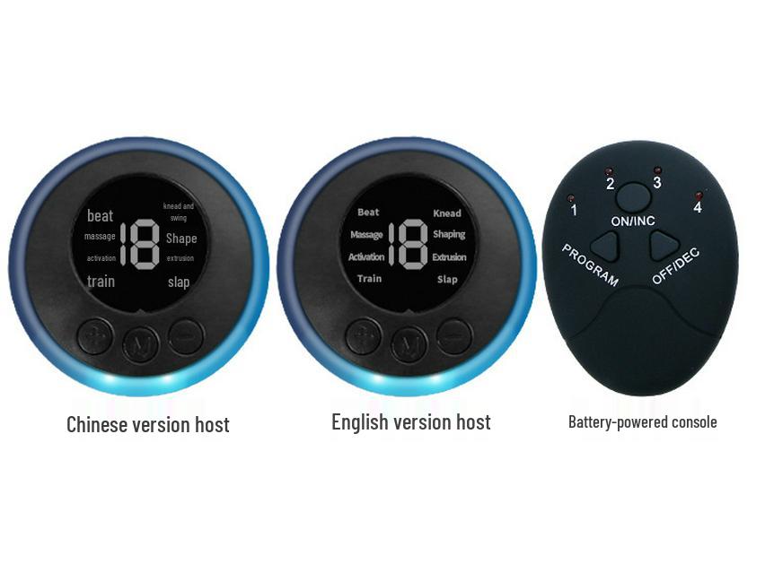 Rechargeable EMS Foot Massager with Remote Control - Micro-pulse Foot Therapy Pad