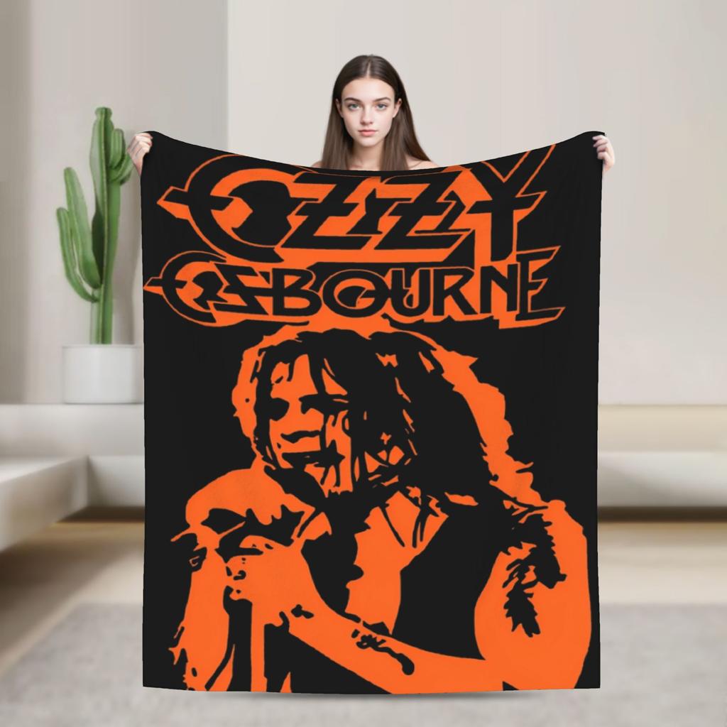 Ozzy Osbourne Blanket Quality Soft Bedding Throws Autumn Kids Bedroom Fluffy Bedspread