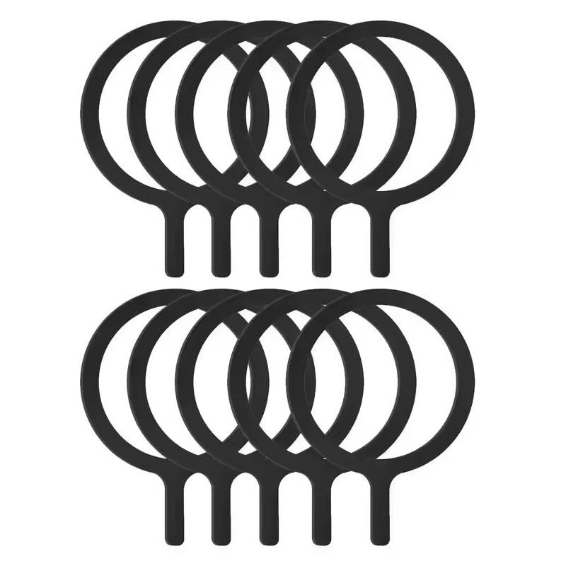 10/5PCS for Magsafe Magnetic Plate Ring Universal Stickers Support Wireless Charger Metal Plate Sheet for iPhone Samsung Xiaomi