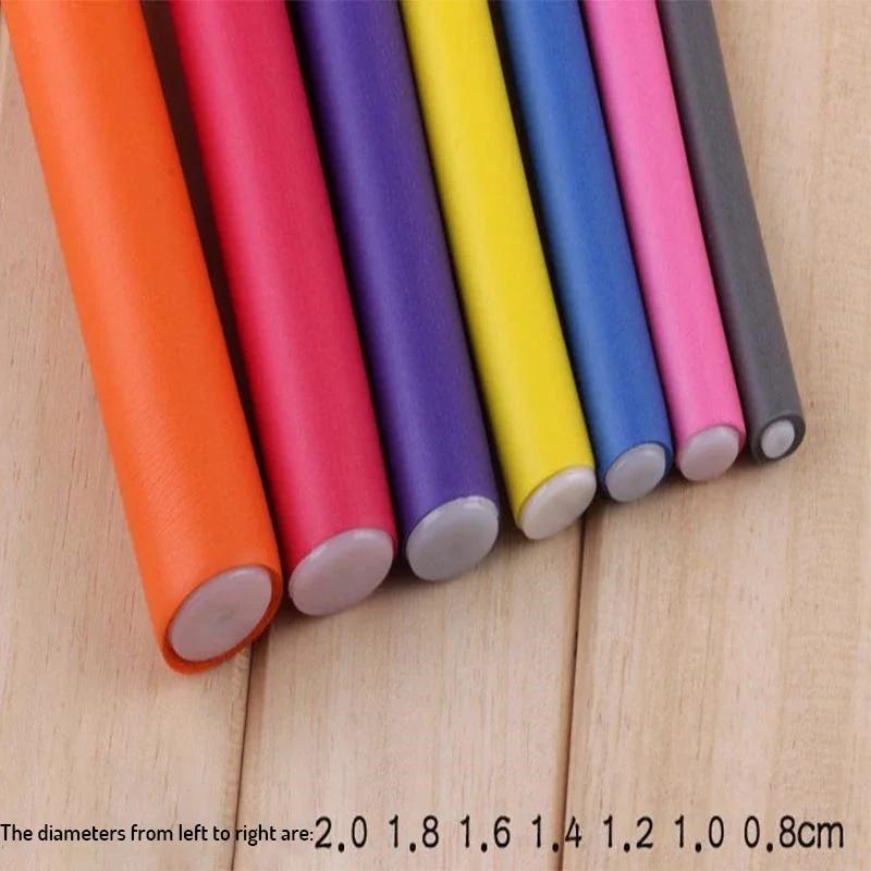 10 Stück Lockenwickler Weichschaum Haarwickler Flexible Haarcurler Maker Biegsame Twist Locken Flexi DIY Wickler Stylingwerkzeuge