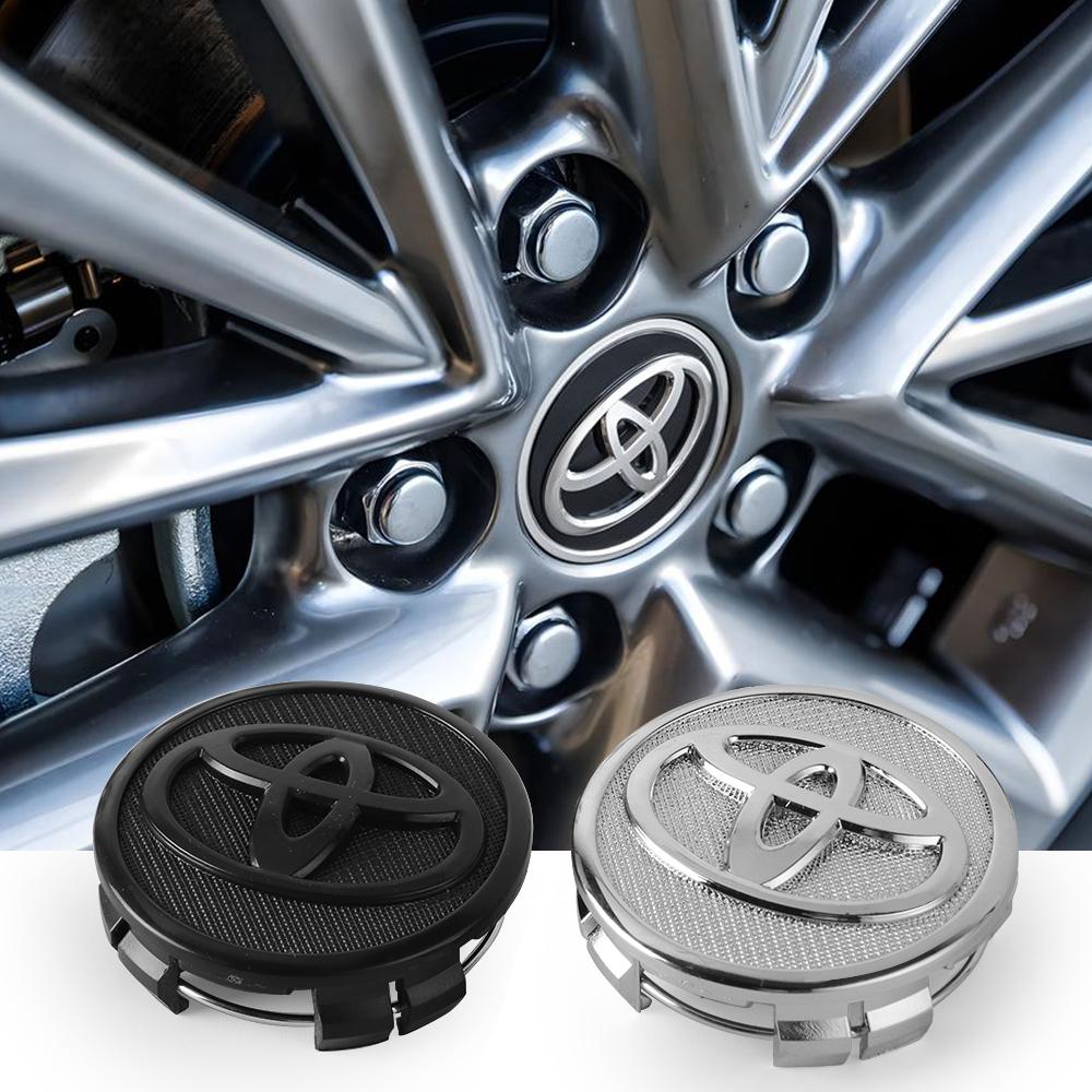 For Toyota 2026 New Hub Caps 4pcs 56/62mm Car Wheel Center Hub Caps Logo Badge Hub Cover Auto Accessories For TOYOTA Corolla Ca