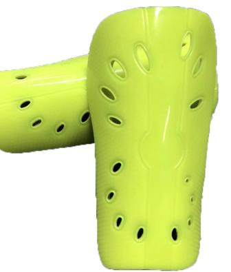 Lightweight Plastic Soccer Shin Guards 2-Pair Protective Calf Gear for Adults Football Players Shin Guard Sleeves