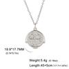 IC XC NIKA Jesus Christ Conquers Medallion Necklace Women Men Stainless Steel Neck Chain Orthodox Cross Religious Jewelry