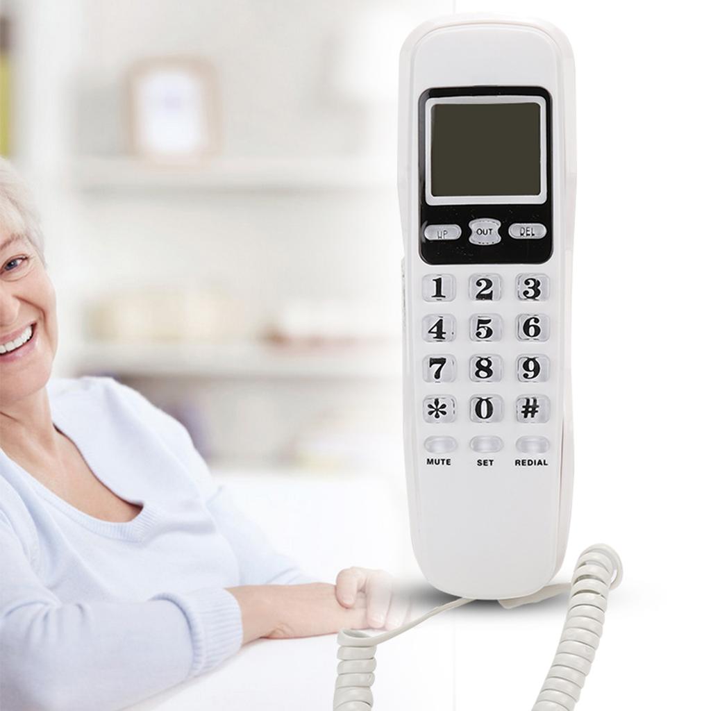 KX T888CID Caller ID Display Home Office Telephone (UK Telephone Line with Random Color)(White )