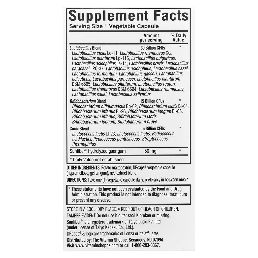 Men's Probiotic with Prebiotics, 50 Billion, 60 Veggie Caps