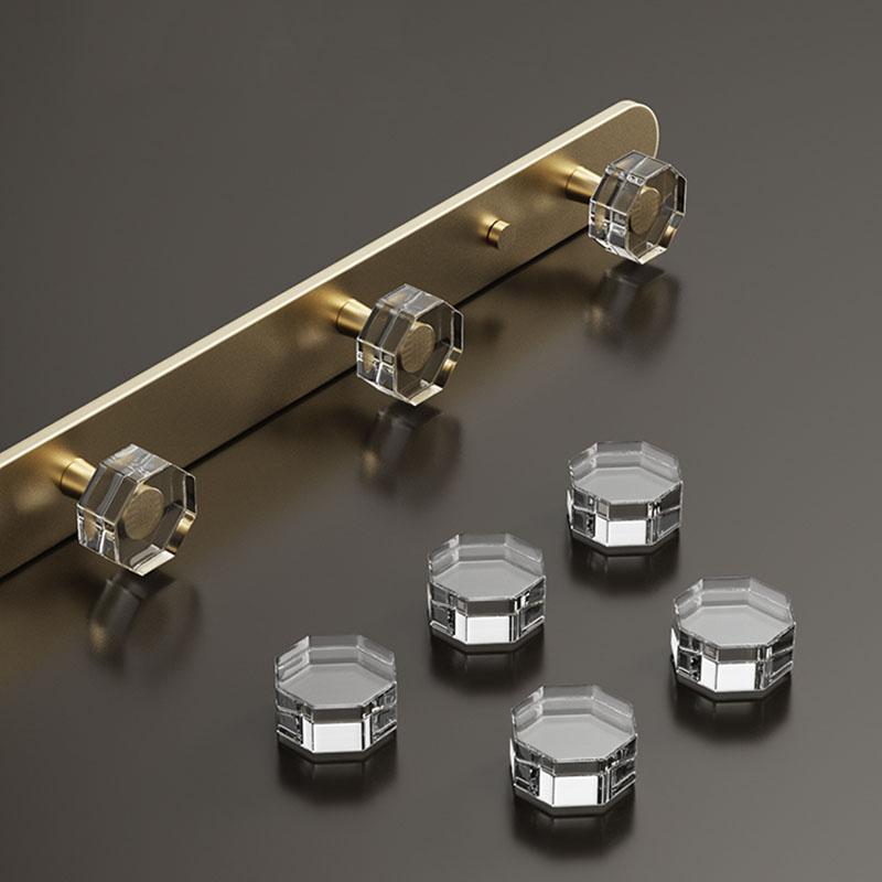 Acryl Badezimmerhaken Handtuchhalter Haken Gebürstetes Gold Kleider Hut Hakenleiste Bademantelhaken Küchenhaken Schlafzimmer Haken Badezimmerzubehör