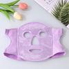 Portable Ice Face Mask Reusable Cold Compress Ice Pack Flexible Puffy Eyes Face Relief Cooling Mask Gel Face Mask for Hot And Cold Therapy