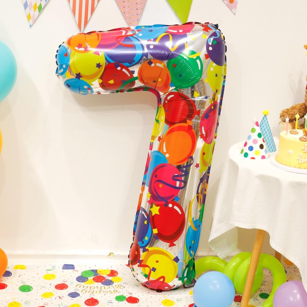 Giant Colorful Number Foil Balloons 40 Inch Party Decorative Number Balloons Wedding Party