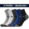 Men Sports Socks Breathable Non-slip Comfortable Man High Quality Basketball Running New Male Long Sock 5 Pairs