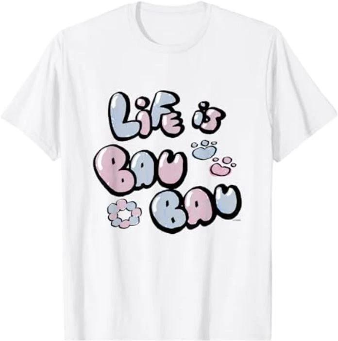 

[FUWAMOCO] Life is BAU BAU T-Shirt S