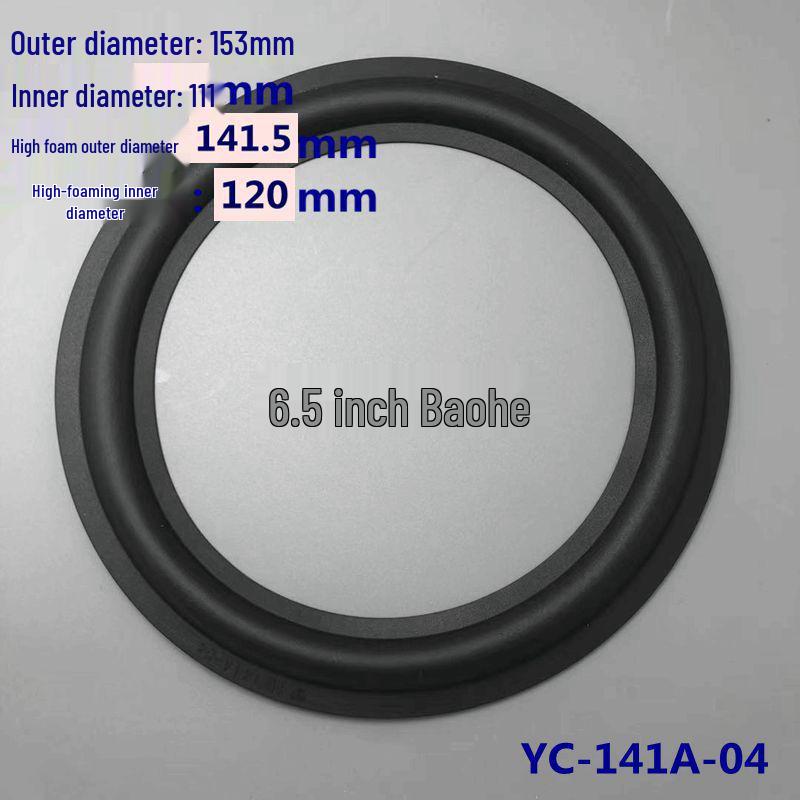 Rubber Edge Speaker Repair Rings - 1.5 To 12 Inch Range