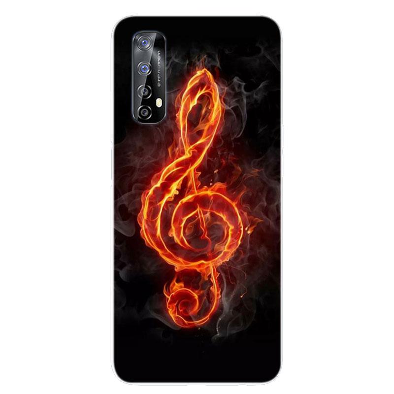 For OPPO Realme 7 Case RMX2151 Bumper Silicone TPU Soft Phone Cover For OPPO Realme 7 RMX2155 Realme7 Case Cartoon Fundas Coque