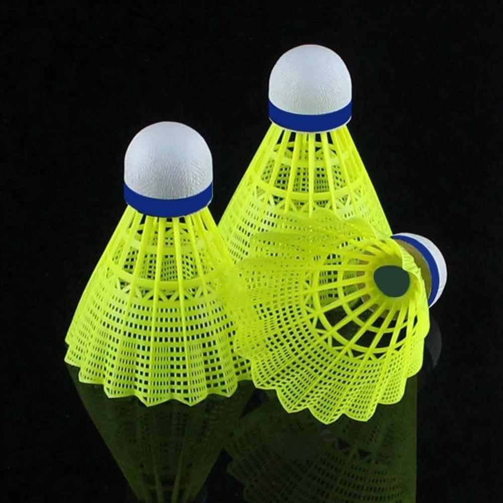 6pcs Durable Construction Nylon Shuttlecocks Lightweight Training Shuttlecocks  Indoor Sports