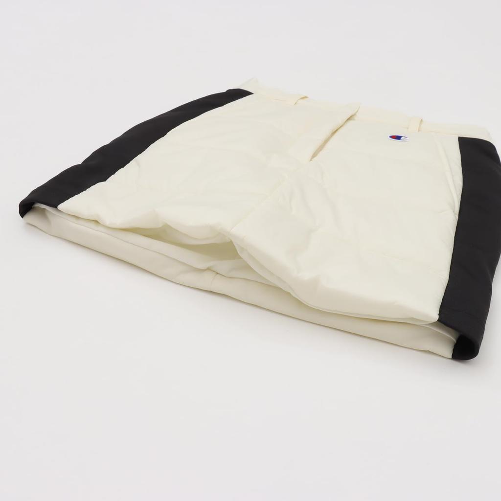 Champion Quilted and with a Golf Style Women's Skirt, Padded, Stretch, Water-Repellent, Windproof, Warm, One-Point Logo, (CW-CG205-020-M)