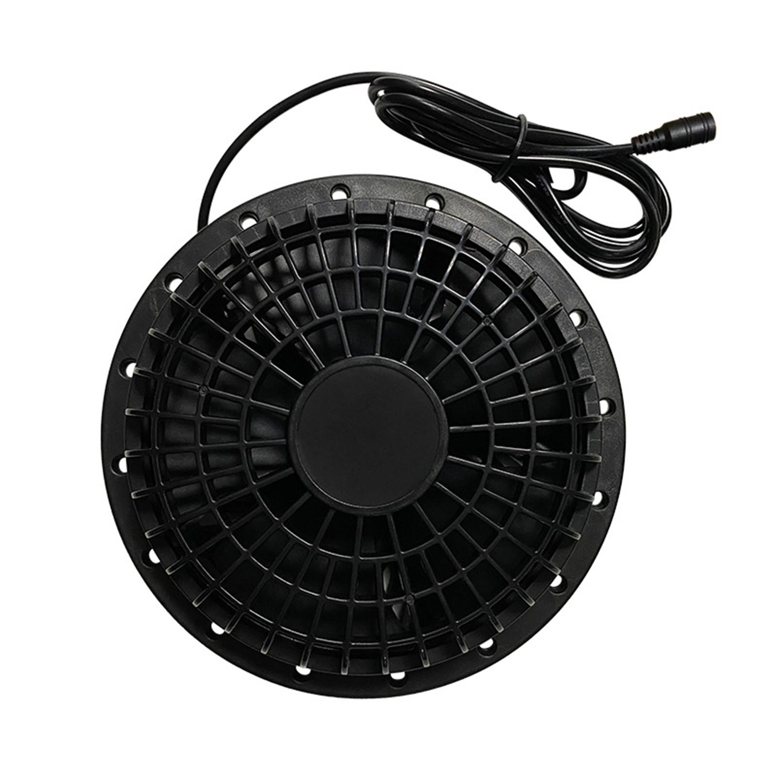 

Easy To Install High Efficiency Duct Ventilation Fan Low Noise 12V For House Kitchen Quick Air Exchange in Small Spaces чёрный