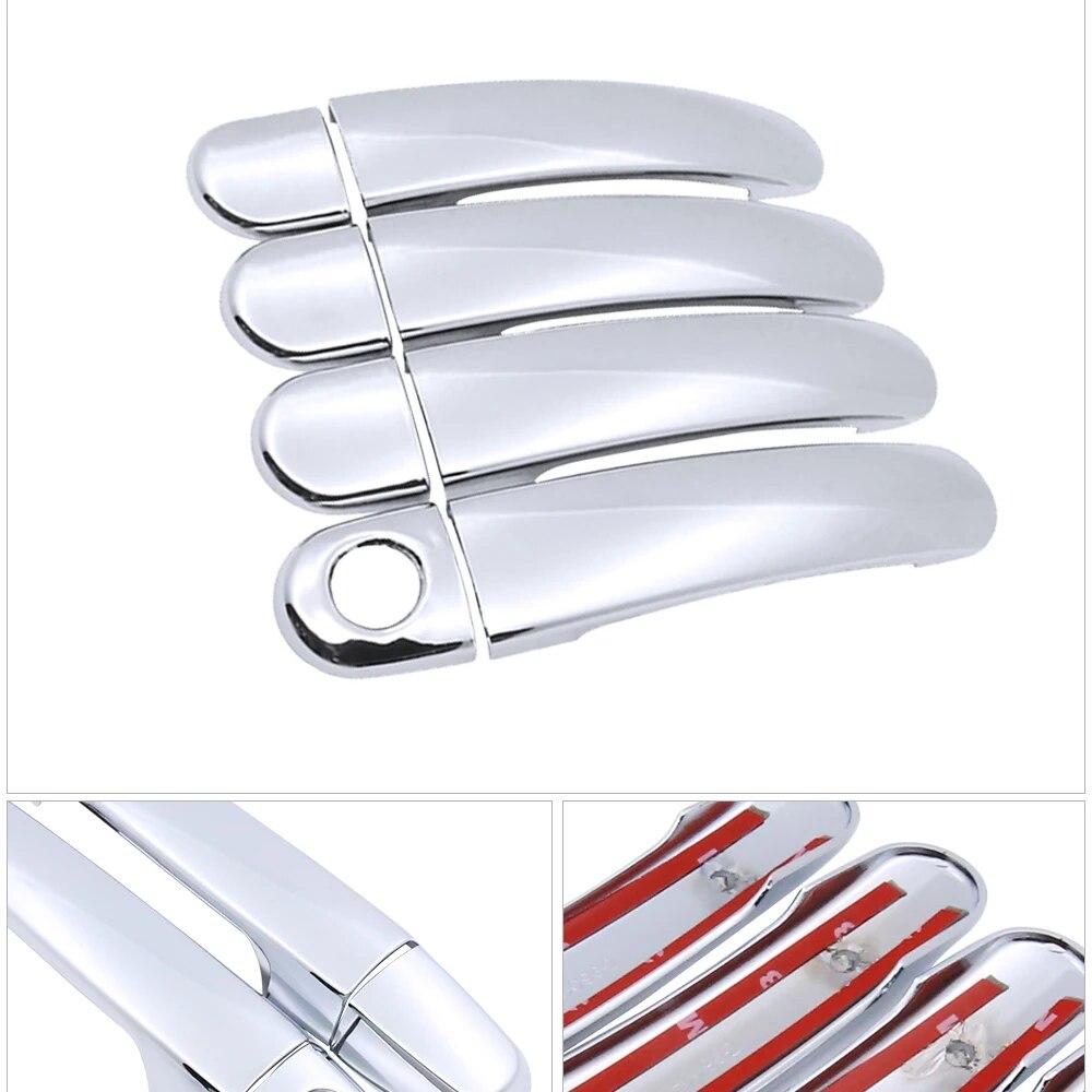 For Seat Altea 2004 2005 2006 2007 2008 2009 2010 2011 2012 2013 2014 2015 Chrome Door Handle Cover Trim Catch Car Accessories