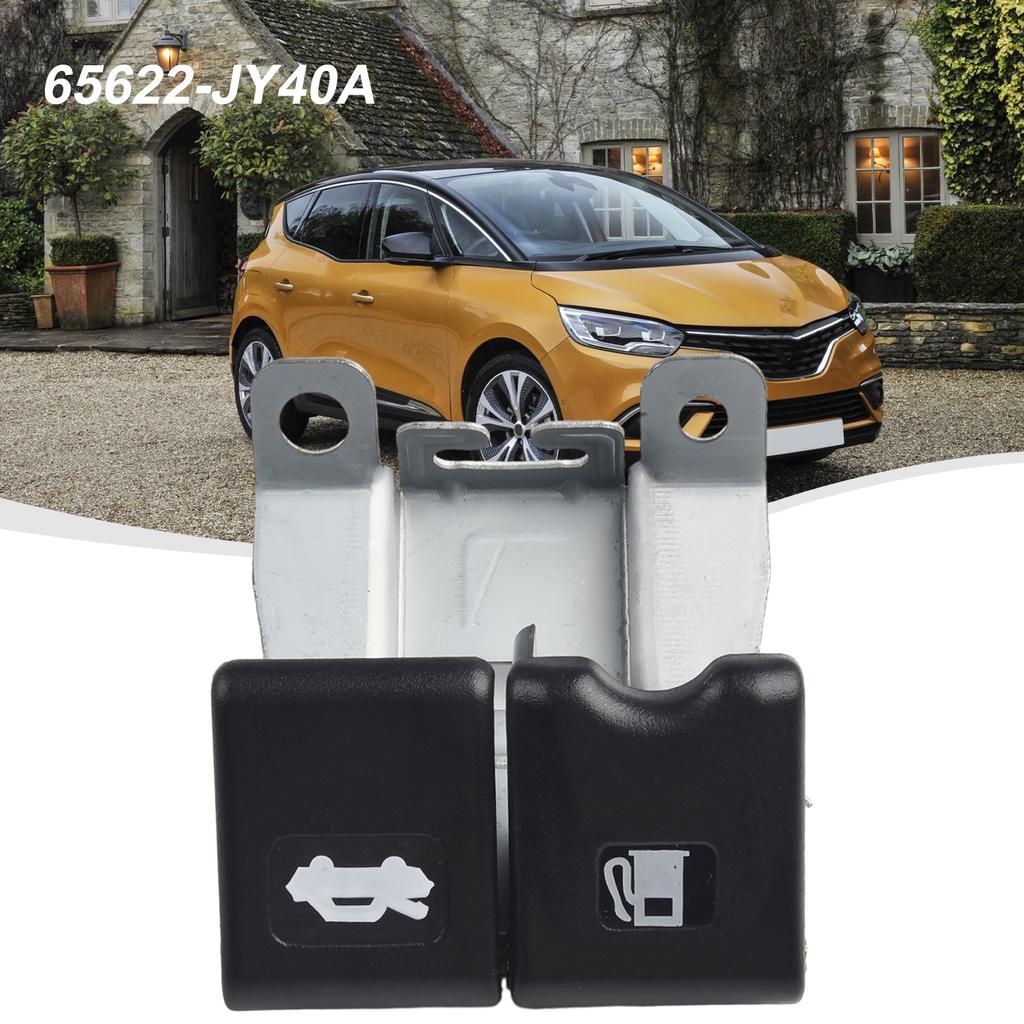 Poignée d'ouverture du capot moteur Interrupteur de couvercle de carburant Compatible avec Pour Koleos Pièce 65622JY40A Installation à ajustement direct