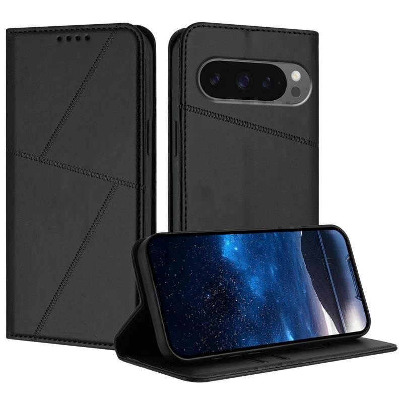Magnetischer Klapp-Portemonnaie-Halter Leder-Handyhülle für Google Pixel 10 Pro XL 9 9A 8 8A 7 7A 6 6A Stoßfeste Geldbörse Kartenhülle Coque