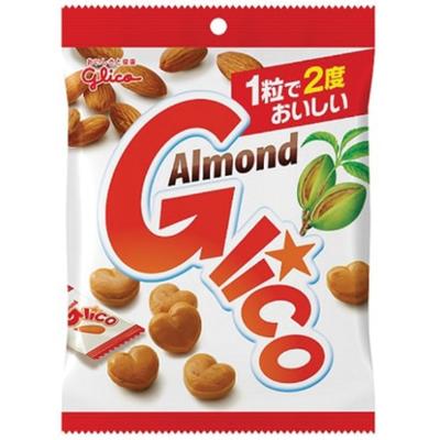 Glico Almond Glycos In a Bag 76gThis Caramel Is Kneaded with Crushed California Almonds for a Savor This Caramel Is Kneaded with Crushed California Al