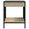 Nightstand with Infinity LED Sonoma Oak 40 X 40 X 49 Cm