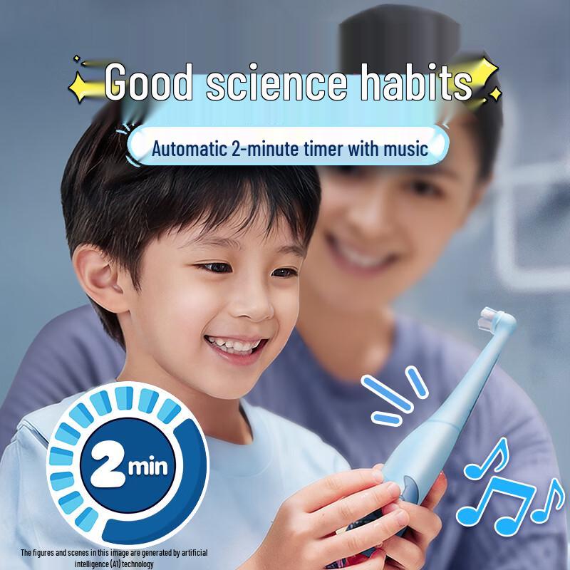 Oral-B Kids iO Series 3 Electric Toothbrush with Stitch Design CN plug (adapter included)