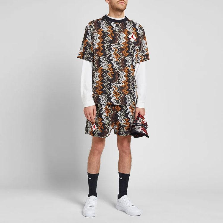 Air Jordan X Patta Collaboration Short Sleeve T-Shirt Men Tops Multicolor AR3885-010