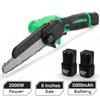 6-Inch Mini Cordless High-Power Electric Chain Saw Garden Tree Feller Wood Cutting Machine
