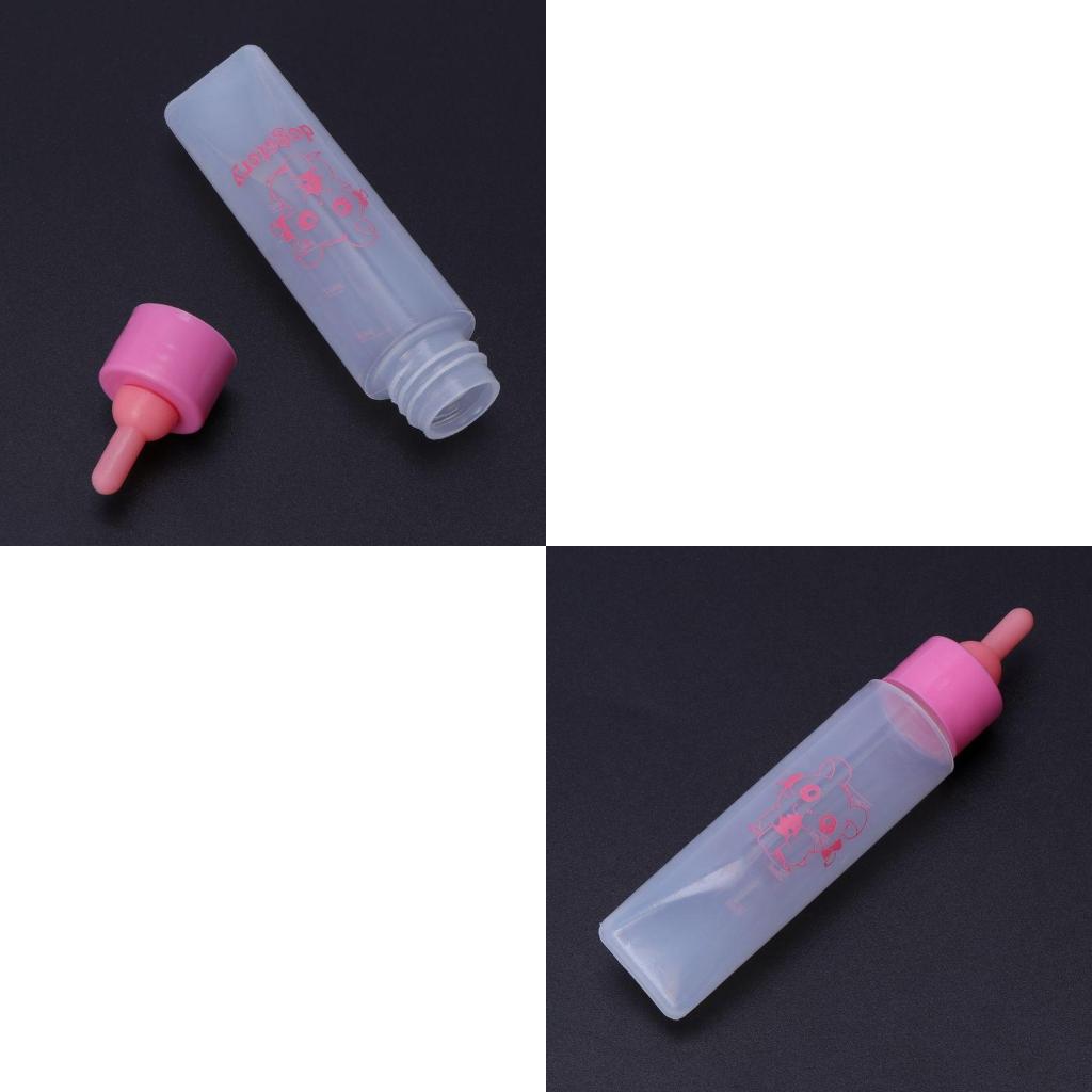 30ml Pet Nursing Bottle Puppy Feeding Bottle for Feeding Newborn Kitten Puppy Rabbit Small Pet Animals