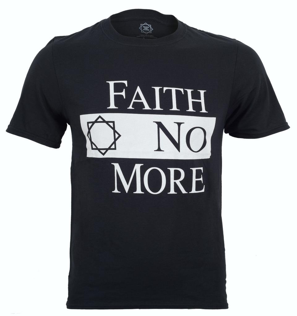 Faith No More Tričko Klasické logo V.2 OFICIÁLNÍ Černé Nové 02