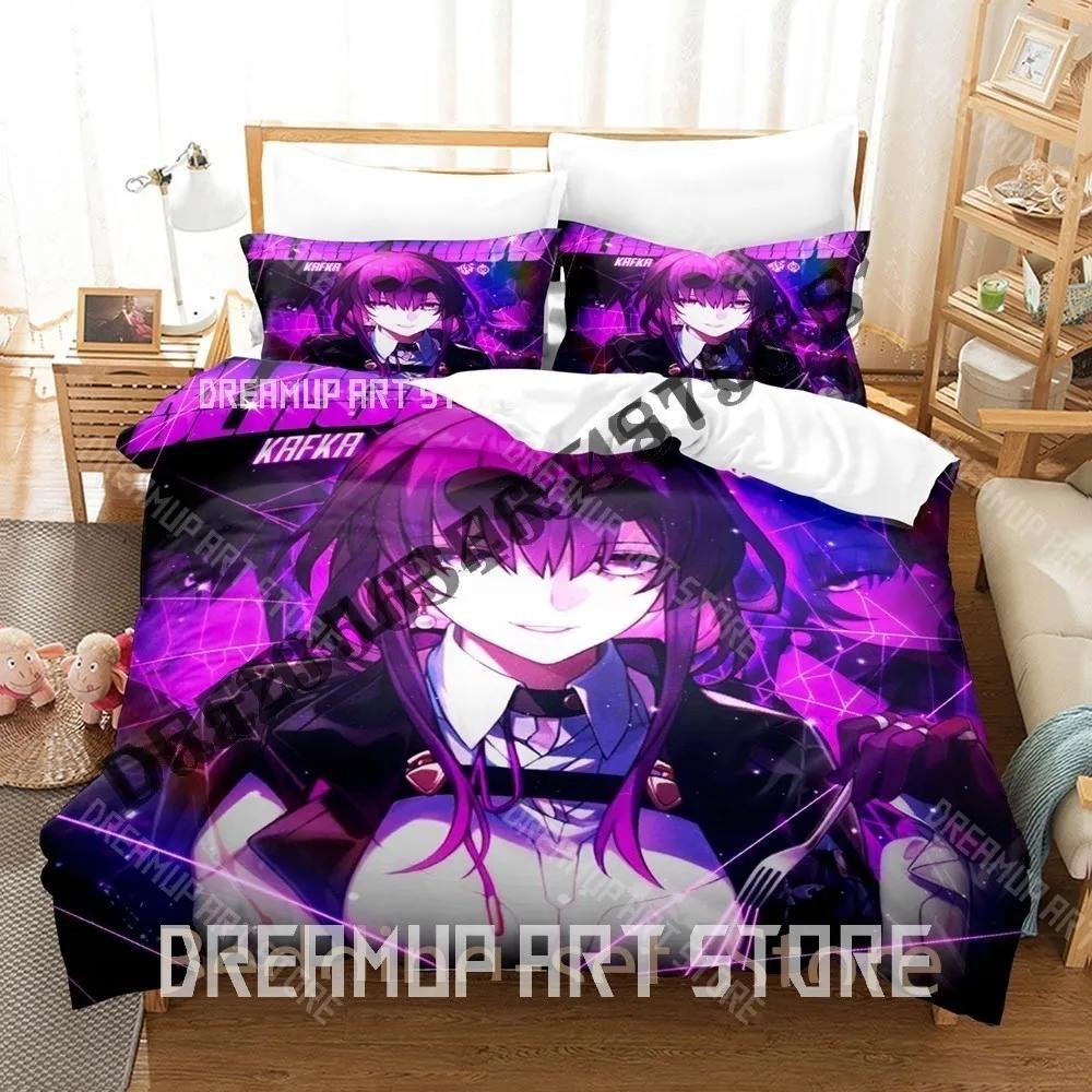 3D Print Honkai Star Rail Kafka Bedding Set Single Twin Full Queen King Size Bed Set Adult Bedroom Duvetcover Sets Anime Bed
